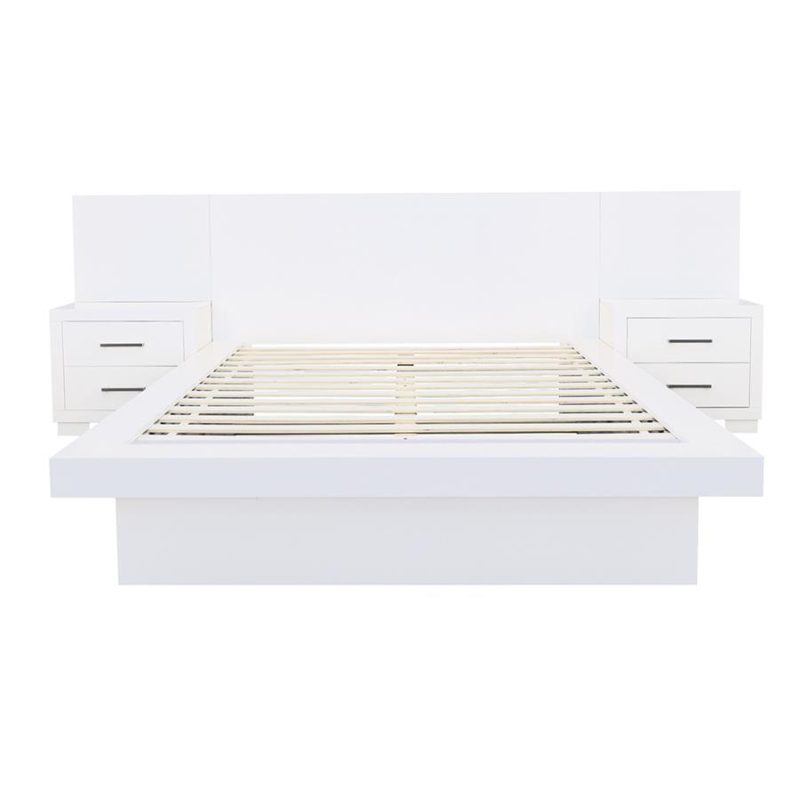 Jessica - Wood LED Panel Bed by CoasterEssence | Bel Furniture