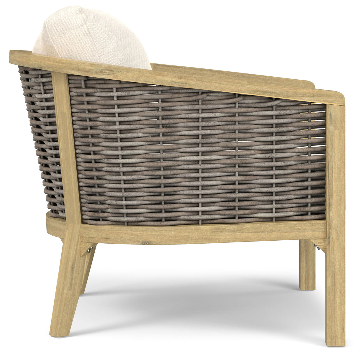 Parkside - Outdoor Conversation Chair (Set of 2) - Natural by Simpli-Home | Bel Furniture