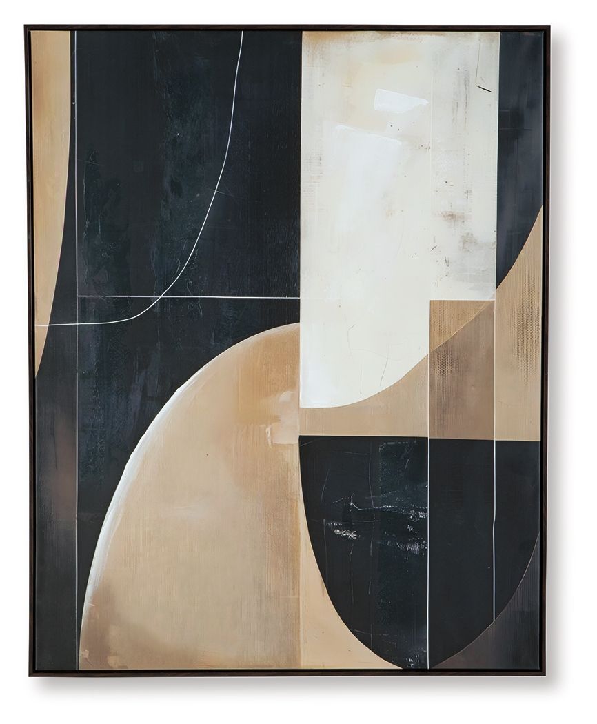 Ewanford - Black / Brown / Tan - Wall Art by Signature Design by Ashley® | Bel Furniture