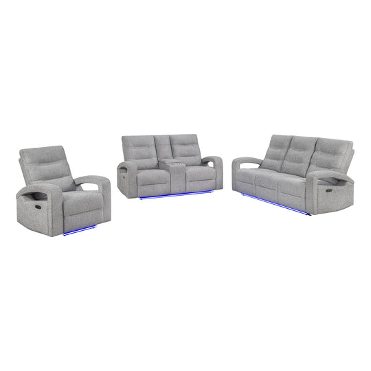 Isolde - Power Reclining Set With LED Lighting
