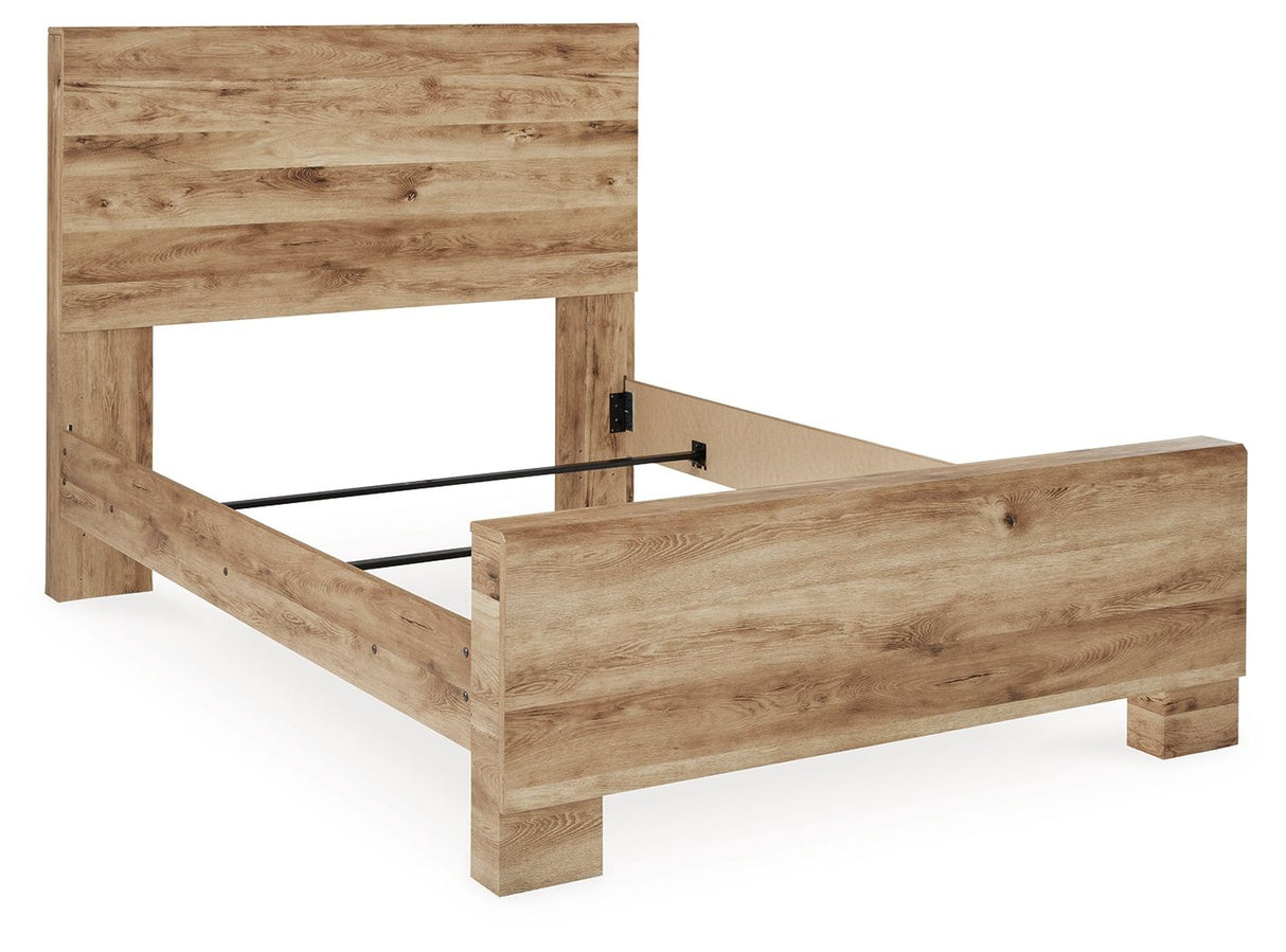 Hyanna - Full Panel Bed - Tan