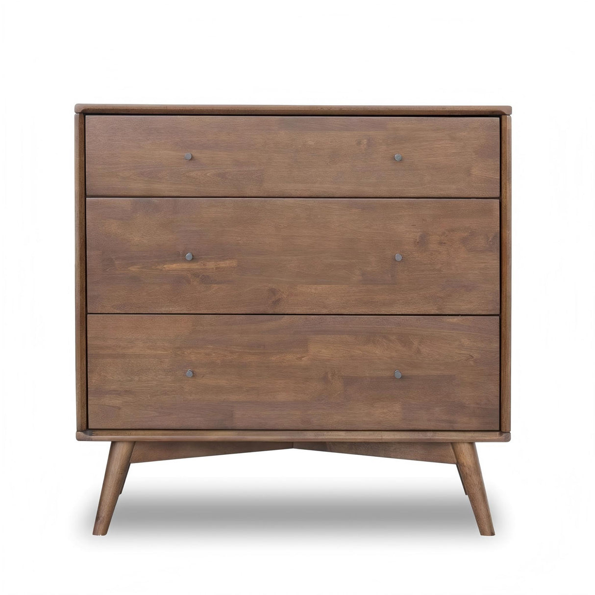 Caroline - Mid-Century Modern Dresser 3 Drawer - Brown / Wood by Ashcroft Furniture | Bel Furniture