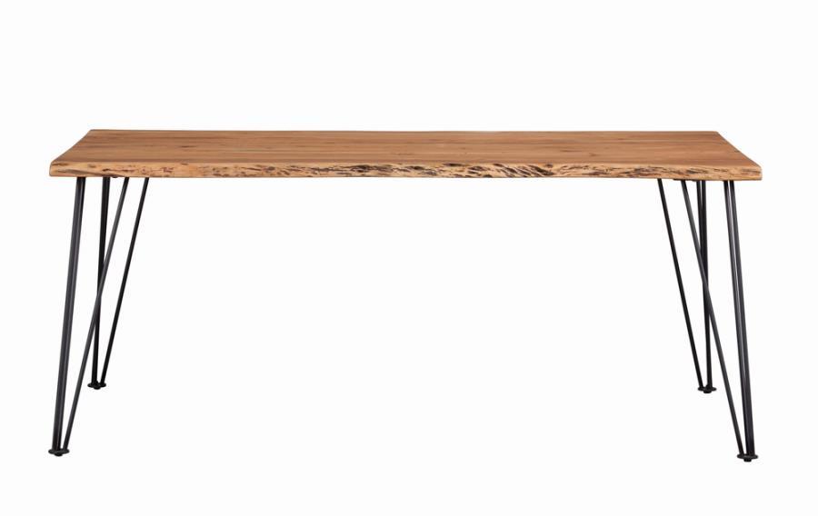 Sherman - Live Edge Dining Table - Natural Acacia by CoasterElevations | Bel Furniture