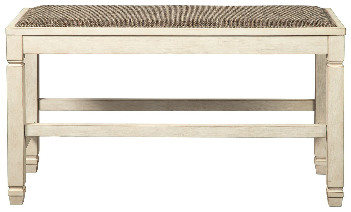 Bolanburg - Beige - DBL Counter UPH Bench by Signature Design by Ashley® | Bel Furniture