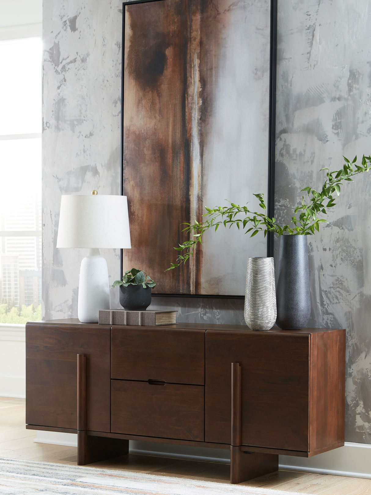 Kydler - Medium Brown - Accent Cabinet by Signature Design by Ashley® | Bel Furniture
