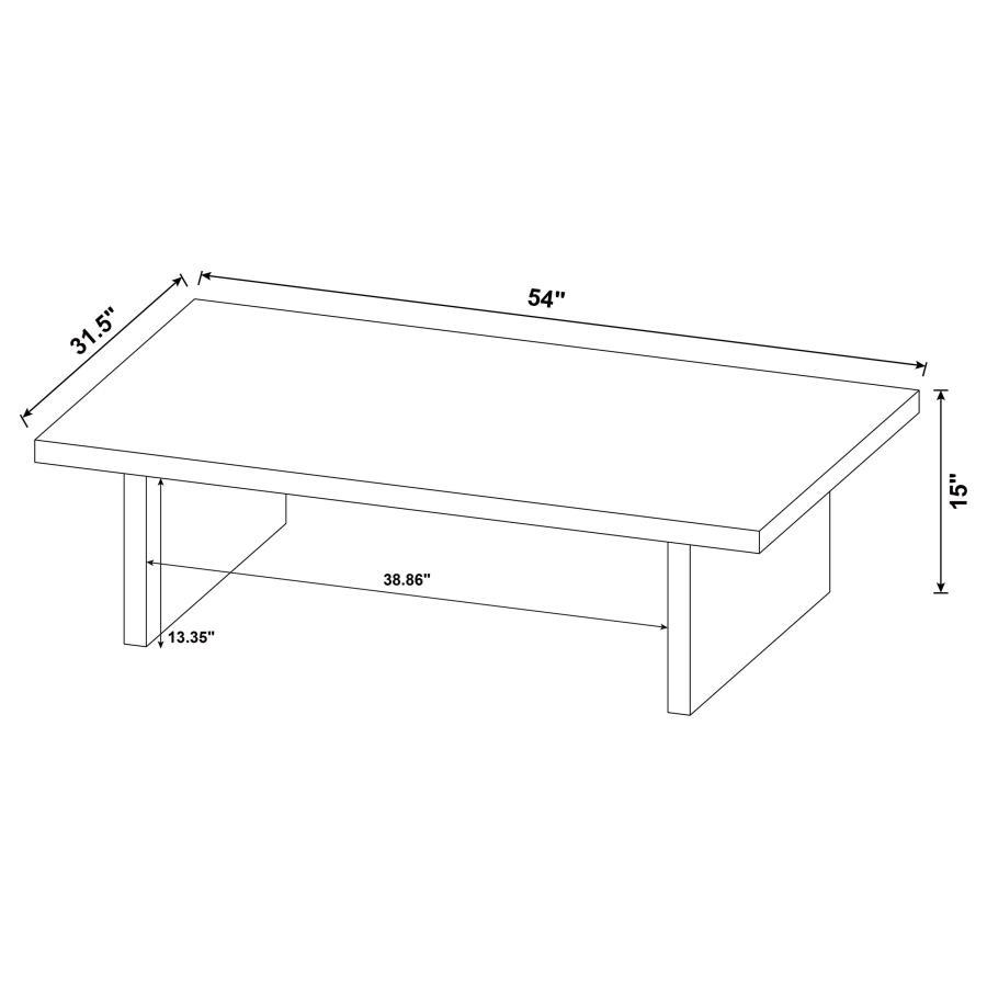 Max - Rectangular Coffee Table Set by Coaster Fine Furniture | Bel Furniture
