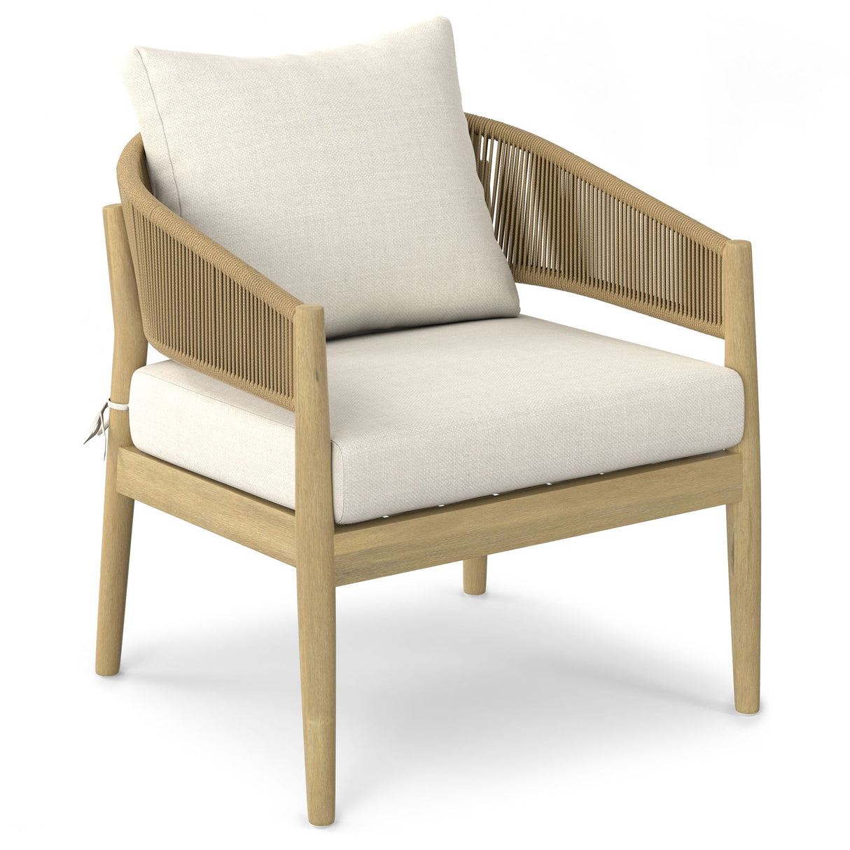 Bayshore - Outdoor Conversation Chair (Set of 2) - Natural by Simpli-Home | Bel Furniture