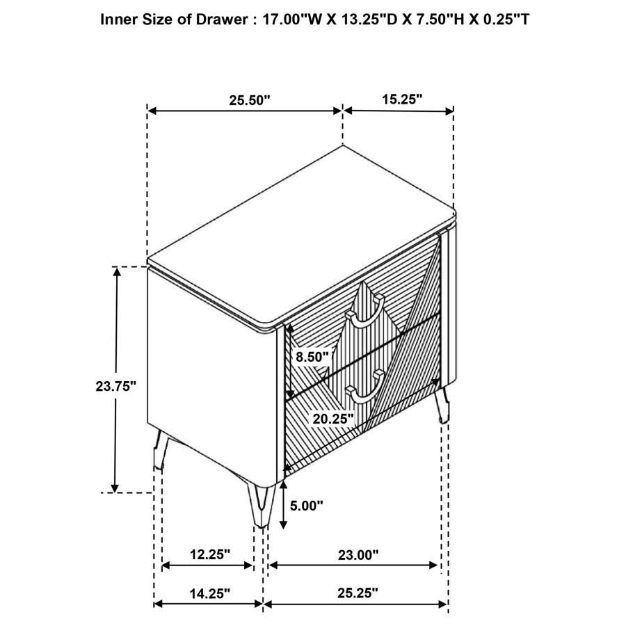Cassia - LED Bedroom Set