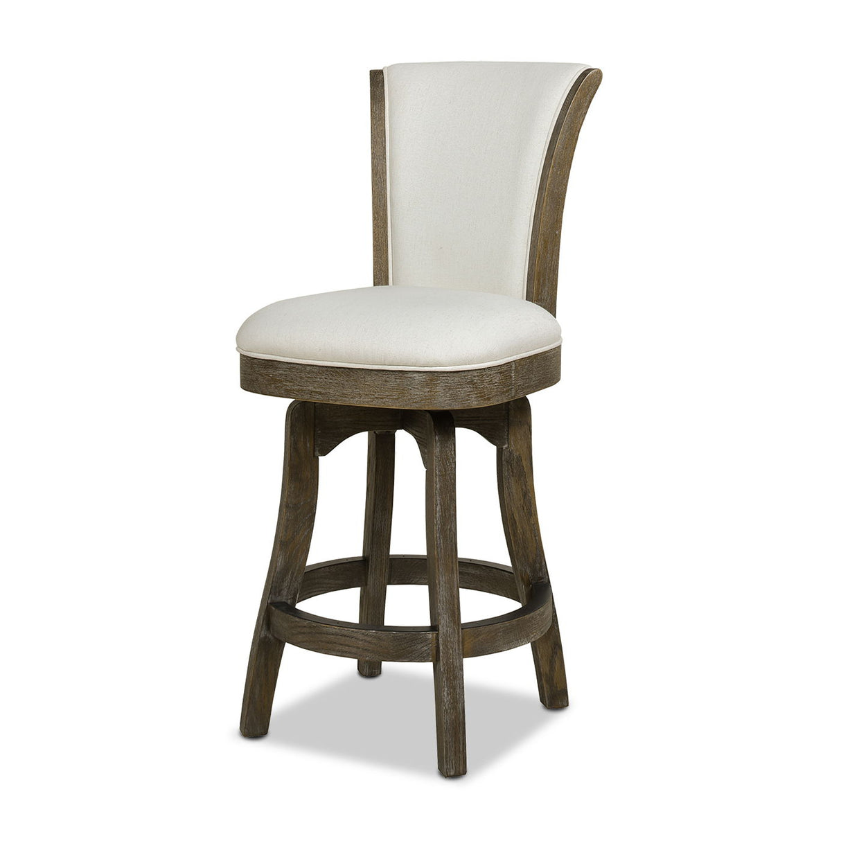 Henry - Armless Swivel Counter Height Bar Stool by Jennifer Taylor Home | Bel Furniture