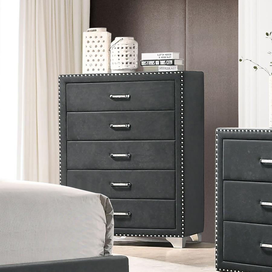 Melody - 5-Drawer Bedroom Chest by CoasterEveryday | Bel Furniture