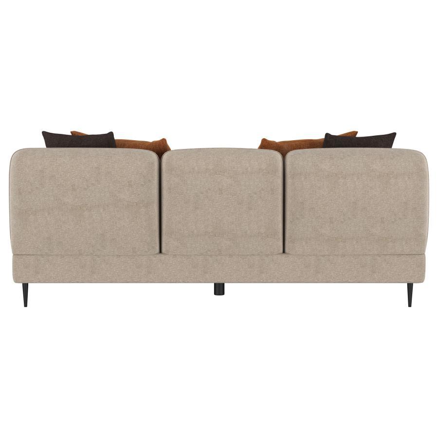 Jade - Chenille Upholstered Modern Track Arm Sofa