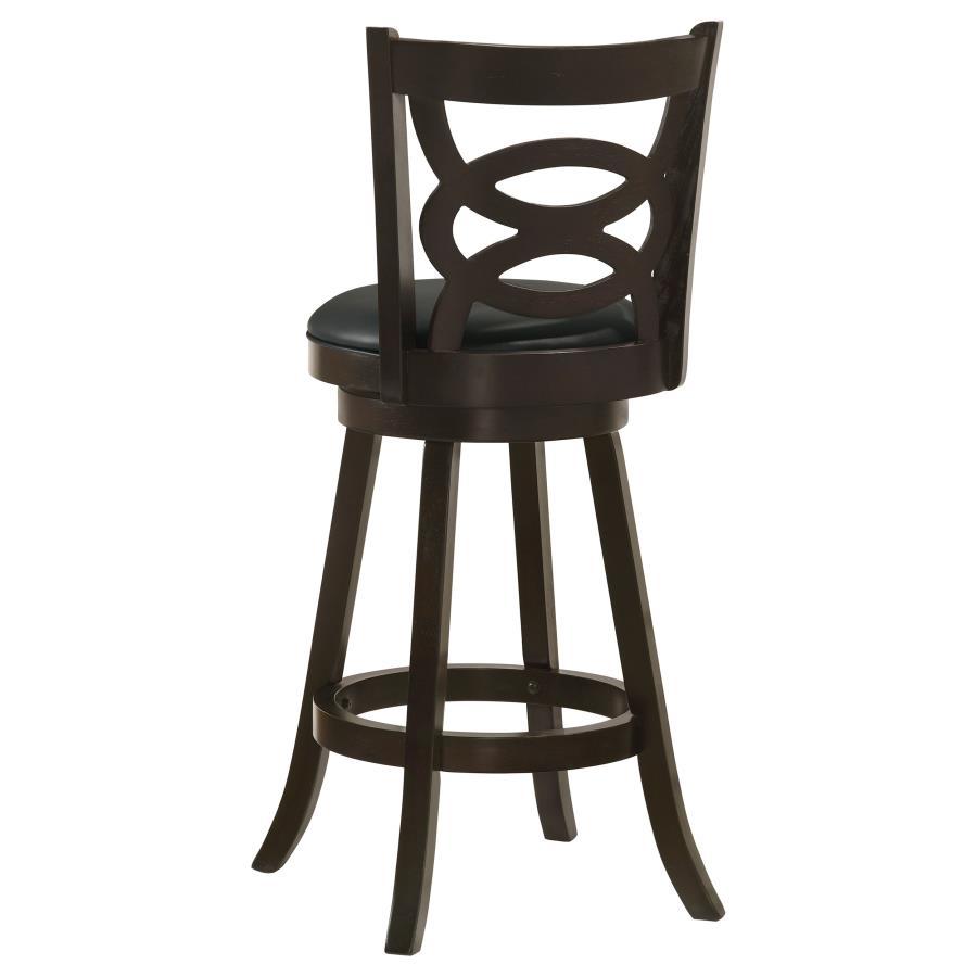 Calecita - Wood Swivel Counter Stool (Set of 2) by CoasterEssence | Bel Furniture