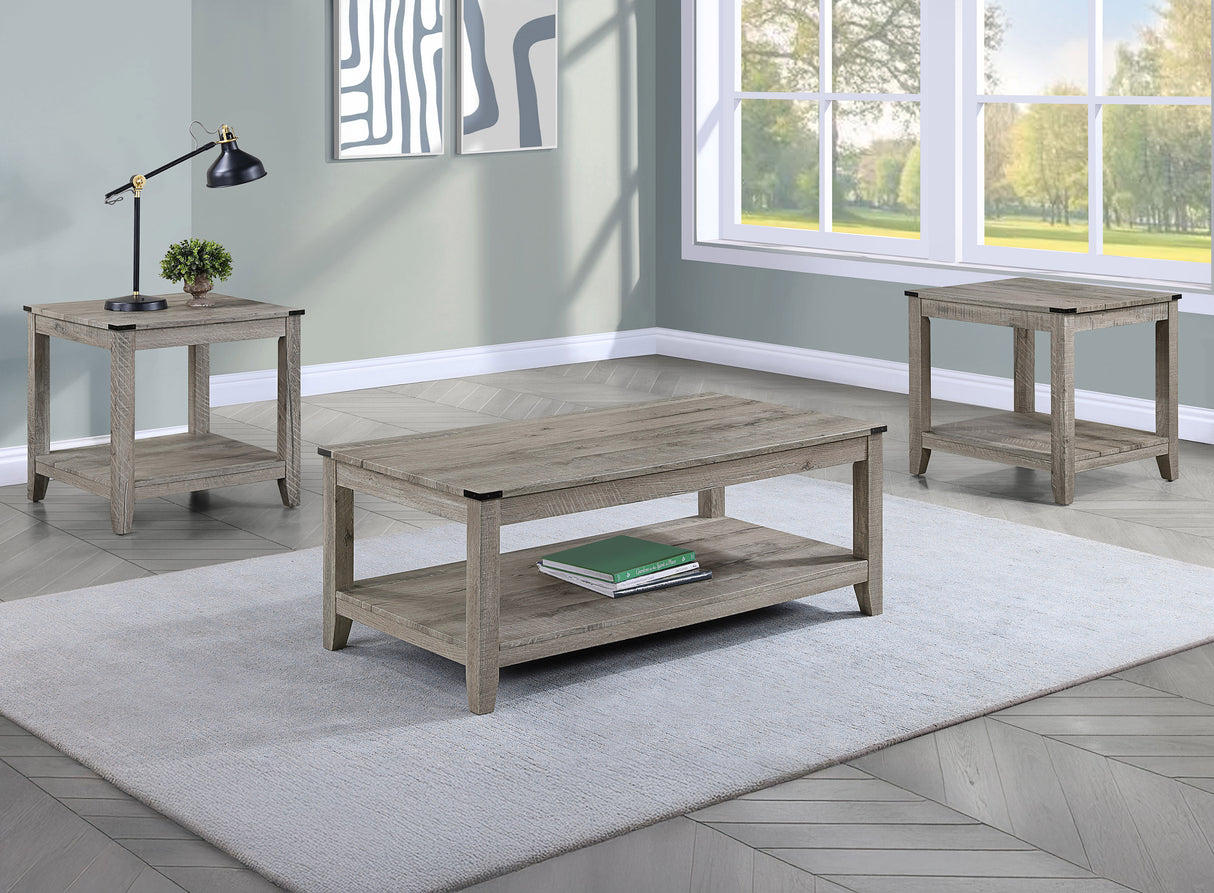 Milton - 3 Piece Cocktail Set - Gray