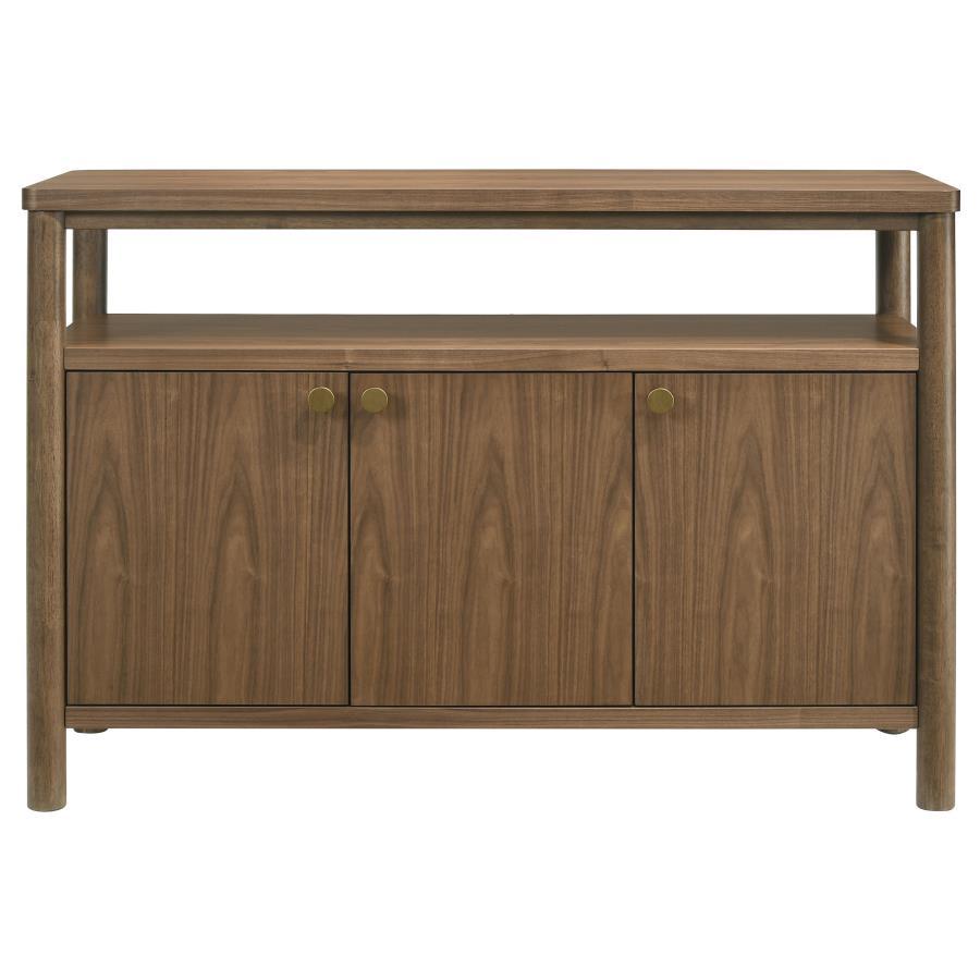 Crestmore - Dining Cabinet Sideboard Buffet - Walnut by Coaster Fine Furniture | Bel Furniture