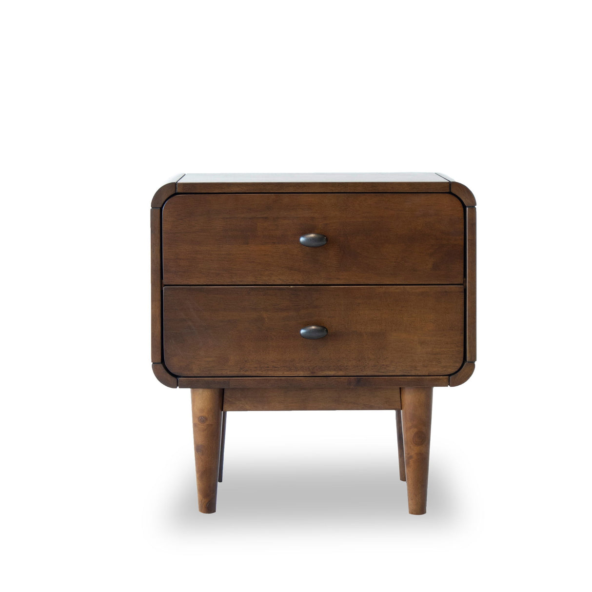 Alexa - Mid-Century Modern Style Night Stand - Brown by Ashcroft Furniture | Bel Furniture