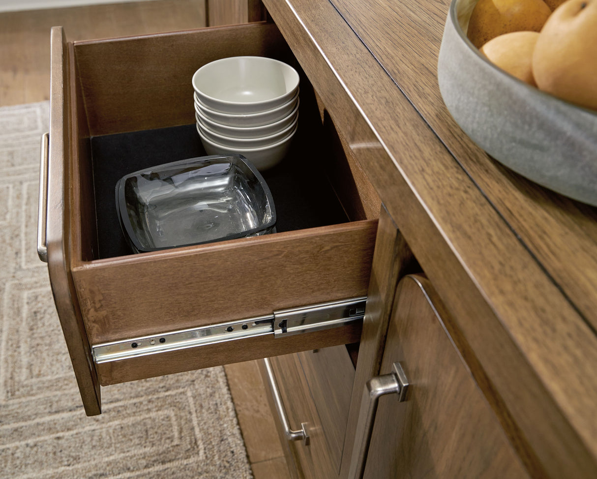 Cabalynn - Light Brown - Dining Room Server by Signature Design by Ashley® | Bel Furniture