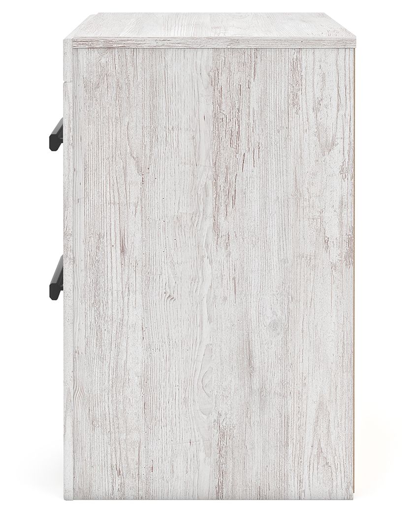 Cayboni - Whitewash - Two Drawer Night Stand by Signature Design by Ashley® | Bel Furniture