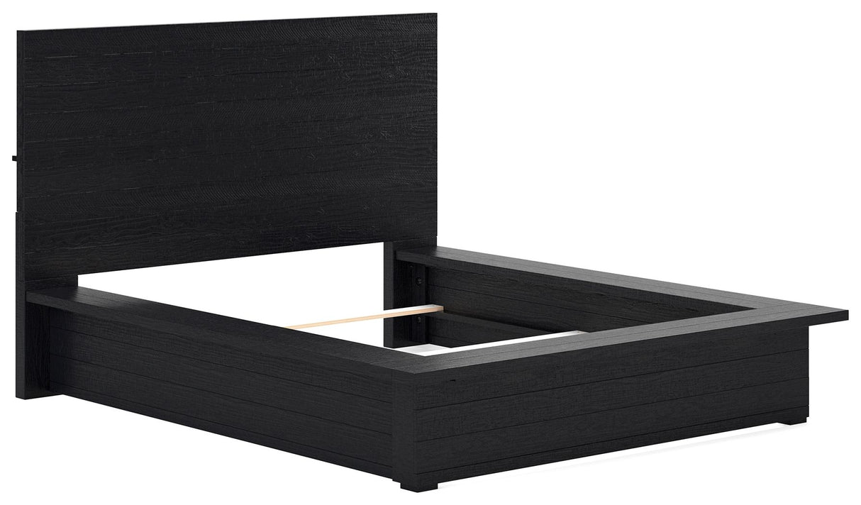 Londer - Black - Queen Panel Bed by Millennium® by Ashley | Bel Furniture