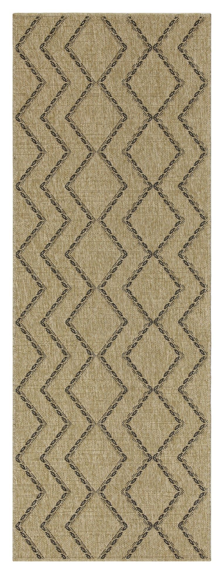 Earth - Indoor / Outdoor Polypropylene Area Rug - Jute / Black Light Brown by Icona Home Decor | Bel Furniture