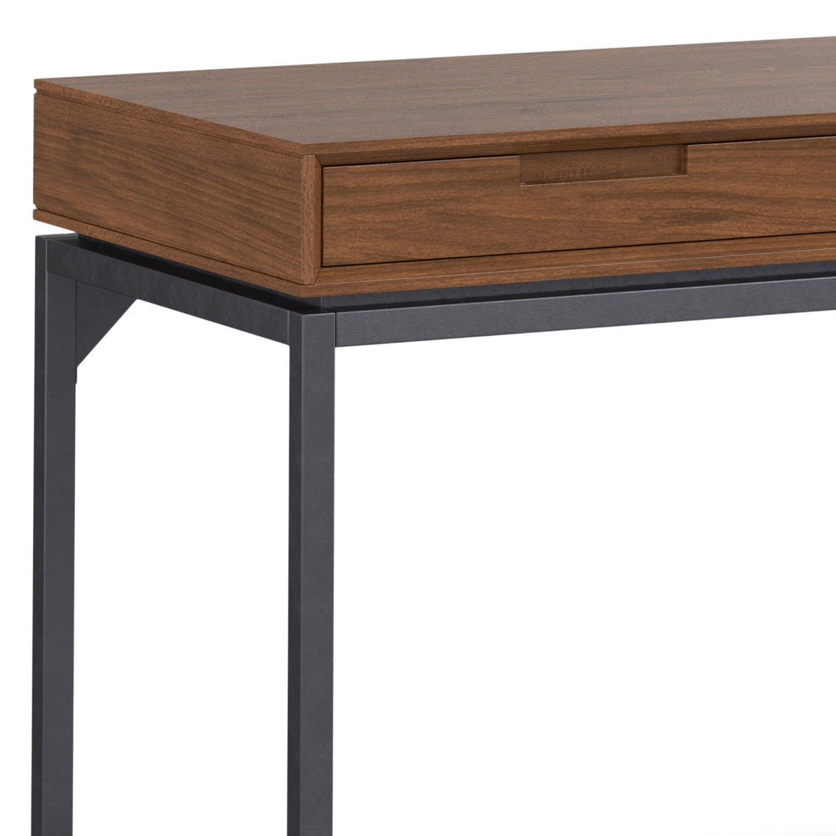 Banting - Mid Century Handcrafted Wide Desk by Simpli-Home | Bel Furniture
