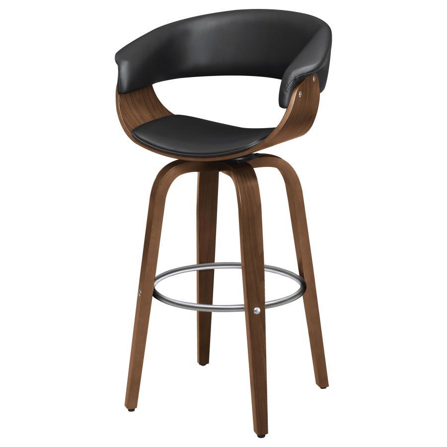 Zion - Upholstered Swivel Bar Stool by CoasterEssence | Bel Furniture