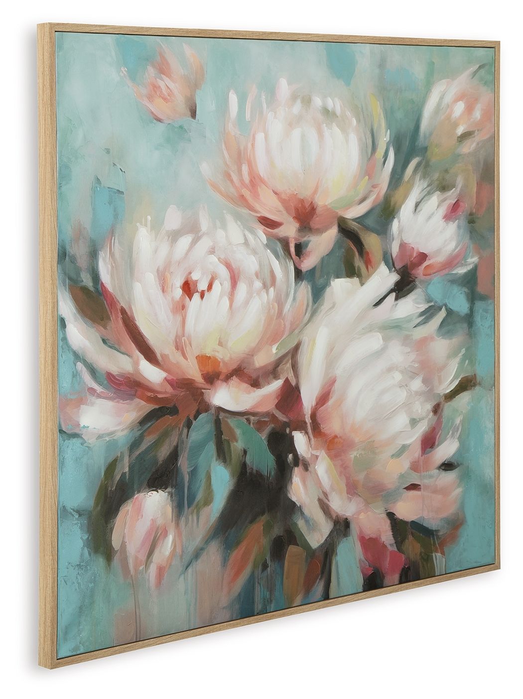 Parryville - Aqua / Pink - Wall Art by Signature Design by Ashley® | Bel Furniture