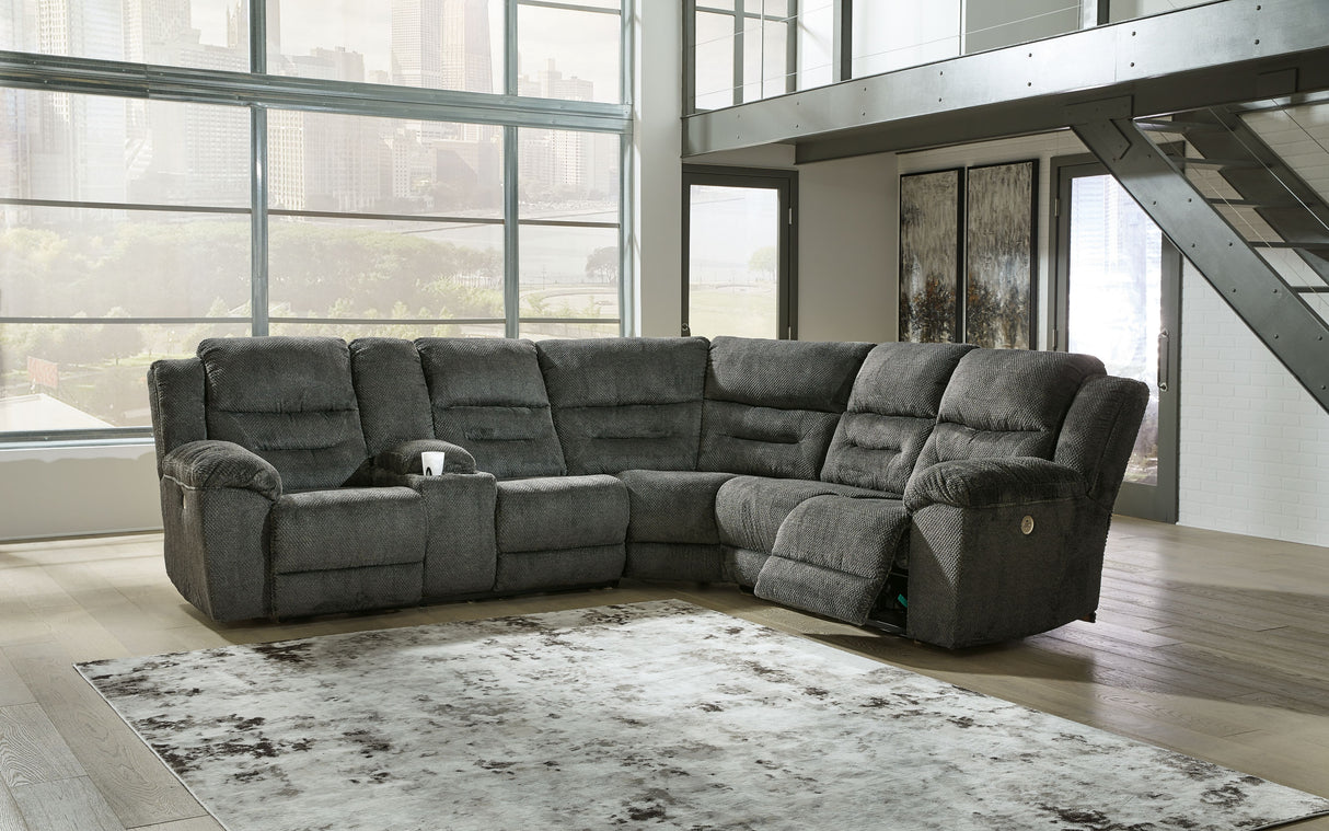 Nettington - Power Reclining Sectional by Signature Design by Ashley® | Bel Furniture