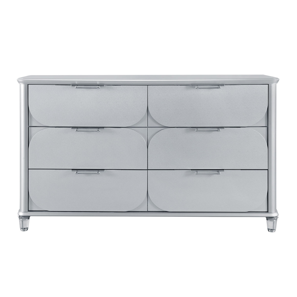 Laura - Dresser With Spacious Drawers - Silver