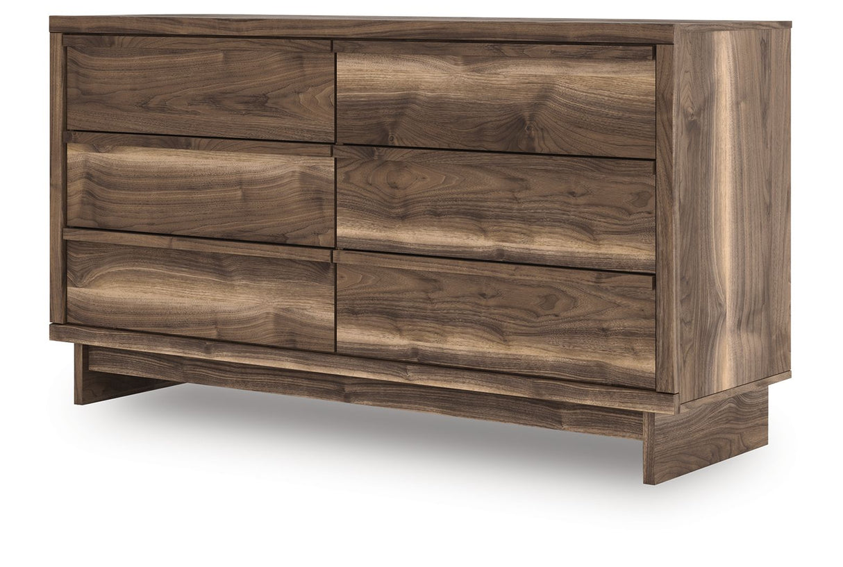 Chirason - Brown - Six Drawer Dresser by Signature Design by Ashley® | Bel Furniture
