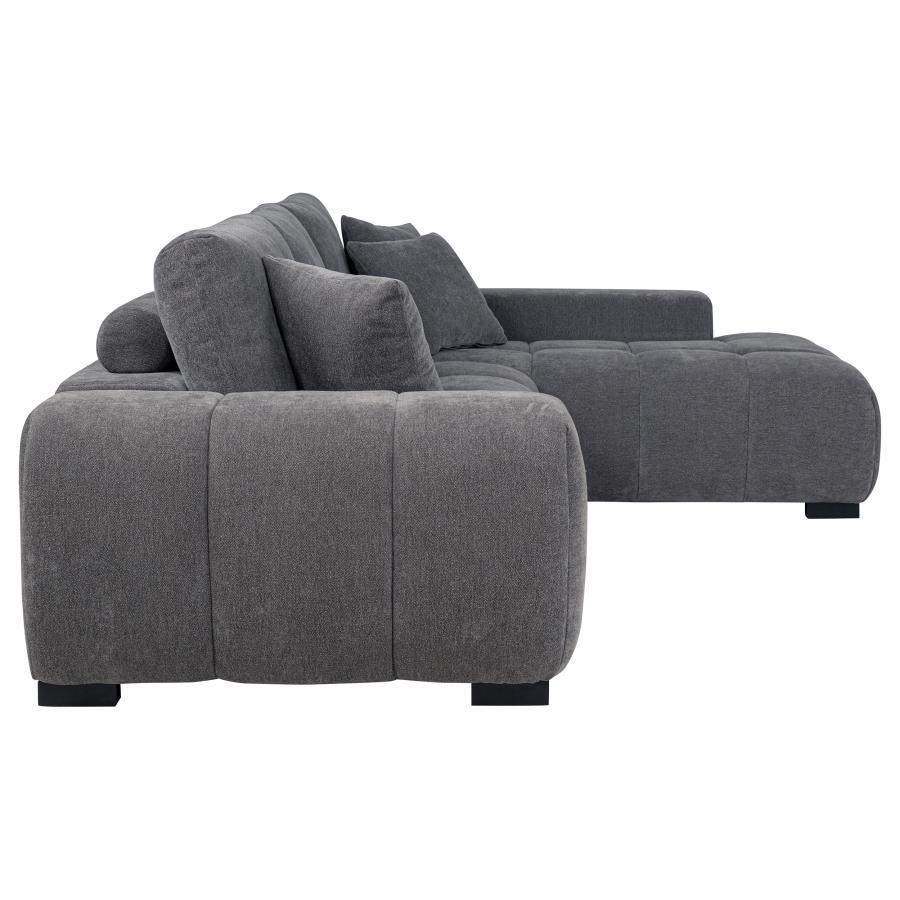 Octavia - Upholstered Sectional Chaise Sofa by Coaster Fine Furniture | Bel Furniture