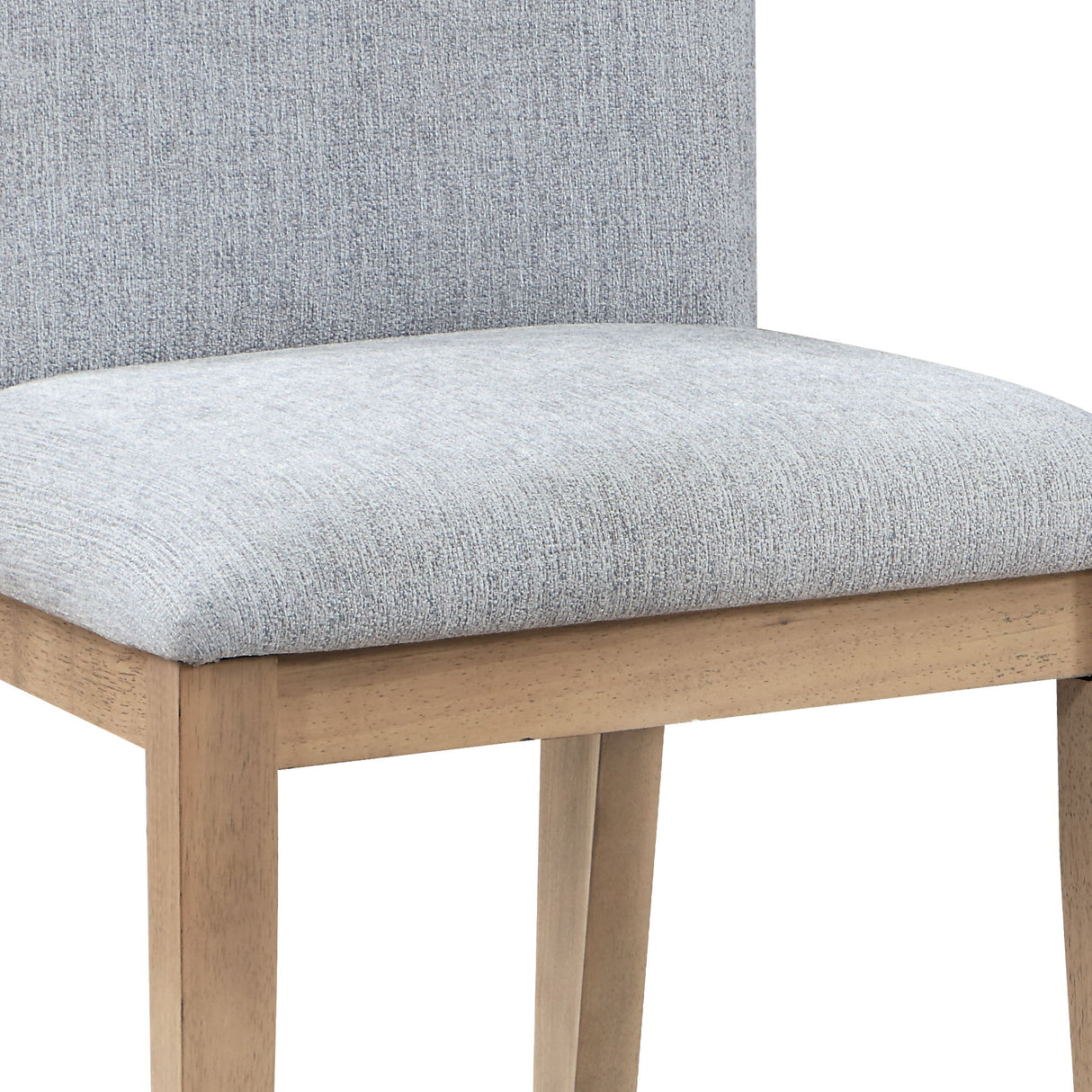 Caspian - Linen And Oak Finish Dining Chair (Set of 2) - Gray by Lilola Home | Bel Furniture