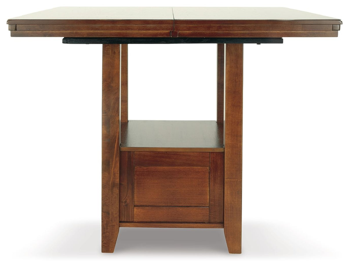 Ralene - Medium Brown - Rectangular Dining Room Counter Extension Table by Signature Design by Ashley® | Bel Furniture