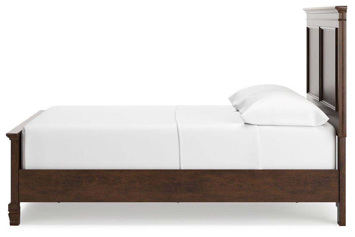 Danabrin - Full Panel Bed - Brown