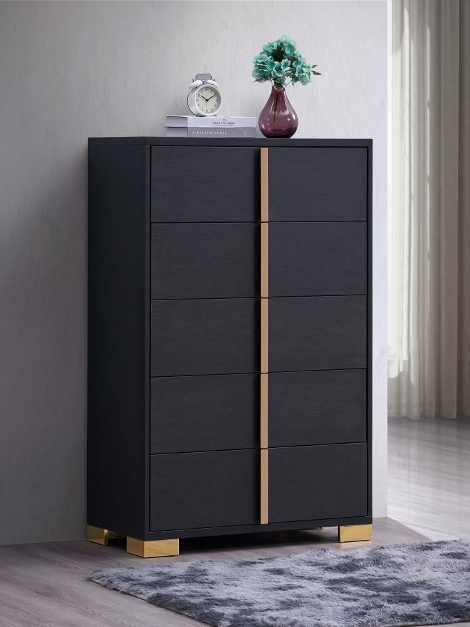 Marceline - 5-Drawer Bedroom Chest by Coaster Fine Furniture | Bel Furniture