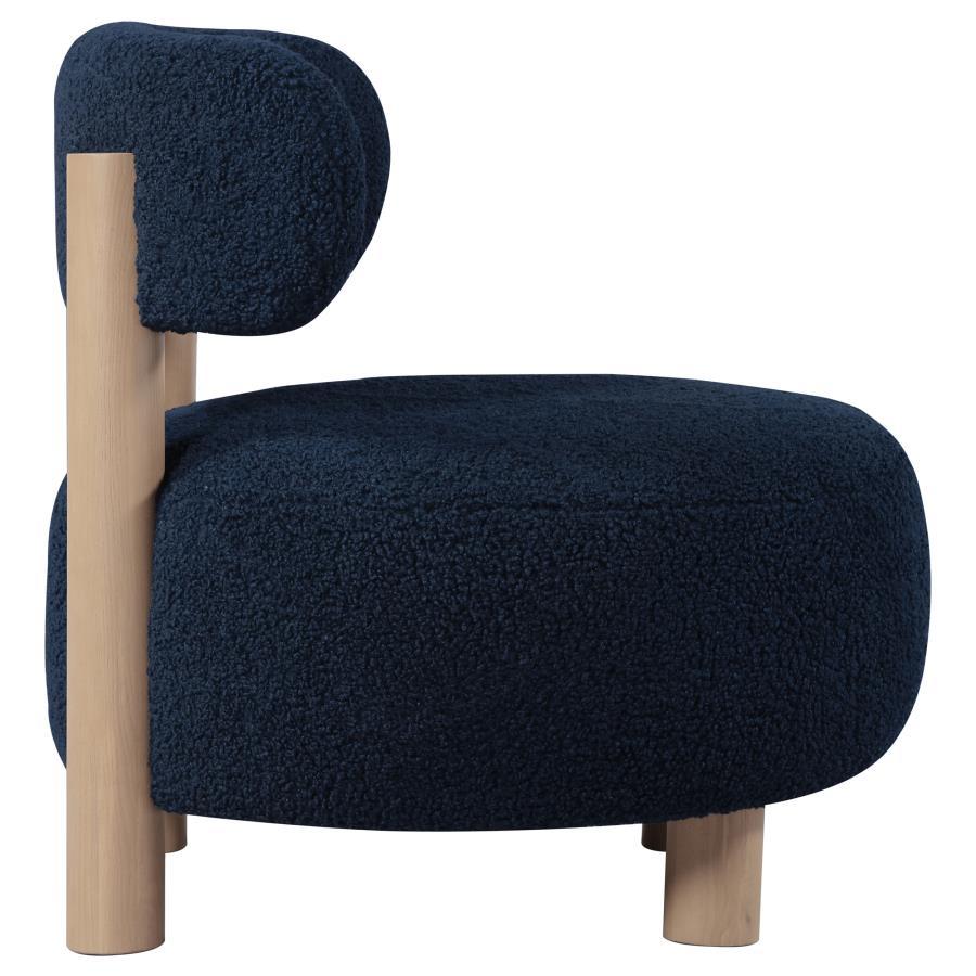 Zonie - Boucle Upholstered Barrel Back Accent Chair by CoasterEveryday | Bel Furniture