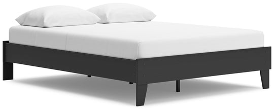 Socalle - Platform Bed Black Queen by Signature Design by Ashley® | Bel Furniture
