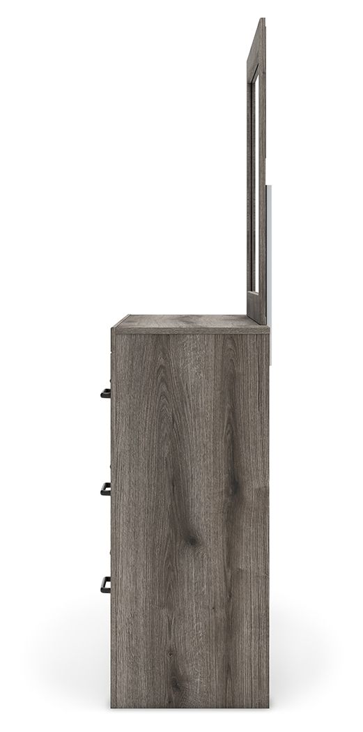Graystorm - Brown Gray - Dresser And Mirror by Signature Design by Ashley® | Bel Furniture