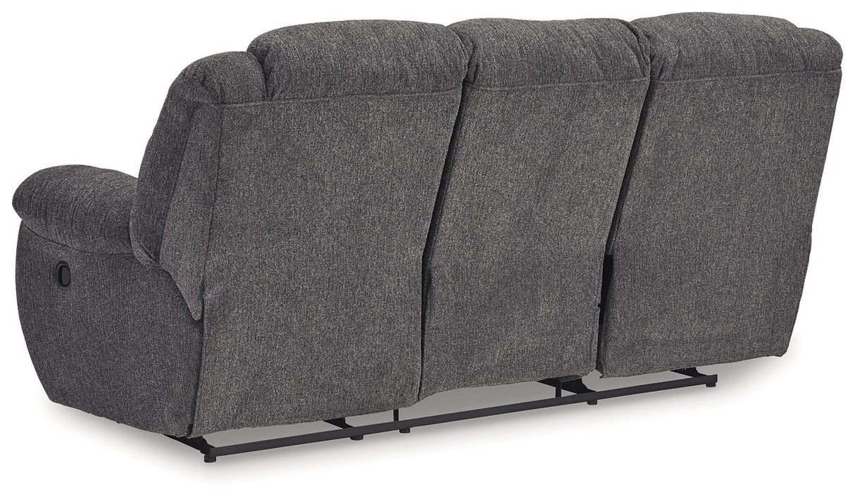 Foreside - Charcoal - Reclining Sofa by Signature Design by Ashley® | Bel Furniture