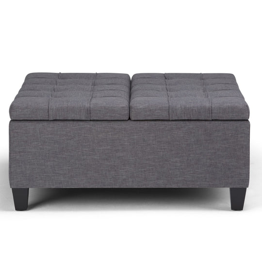 Harrison - Upholstered Coffee Table Storage Ottoman