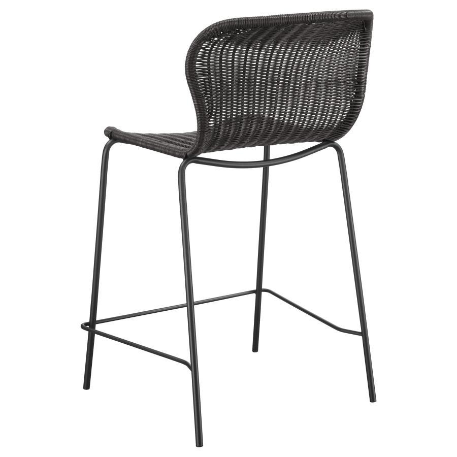 Mckinley - Faux Rattan Metal Chair (Set of 2) by CoasterEssence | Bel Furniture