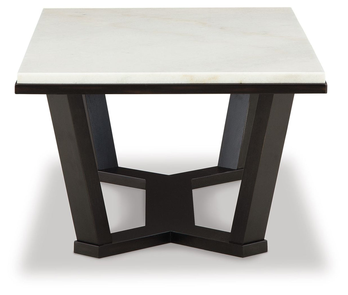 Fostead - White / Espresso - Rectangular Cocktail Table by Signature Design by Ashley® | Bel Furniture