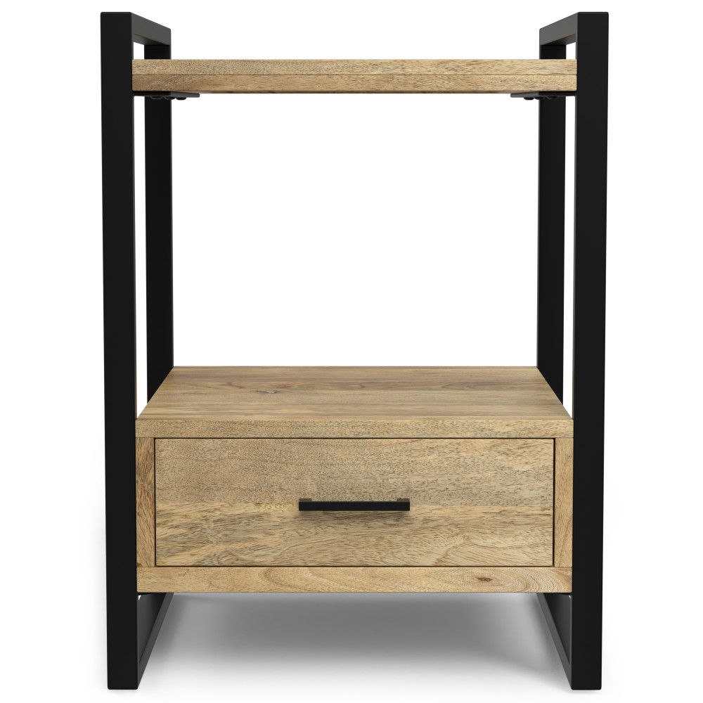 Riverside - Bedside Table - Natural by Simpli-Home | Bel Furniture