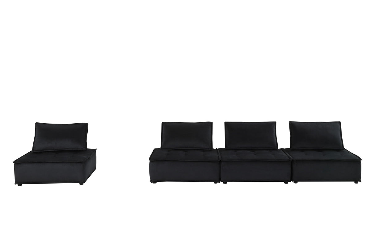 Anna - Soft Velvet Modular Sofa by Lilola Home | Bel Furniture