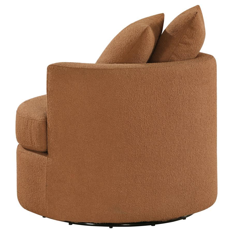 Debbie - Upholstered Swivel Accent Chair by CoasterEveryday | Bel Furniture