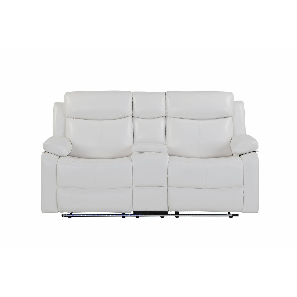 Blanche - Reclining Set With LED Lights With Pillow Top Arms