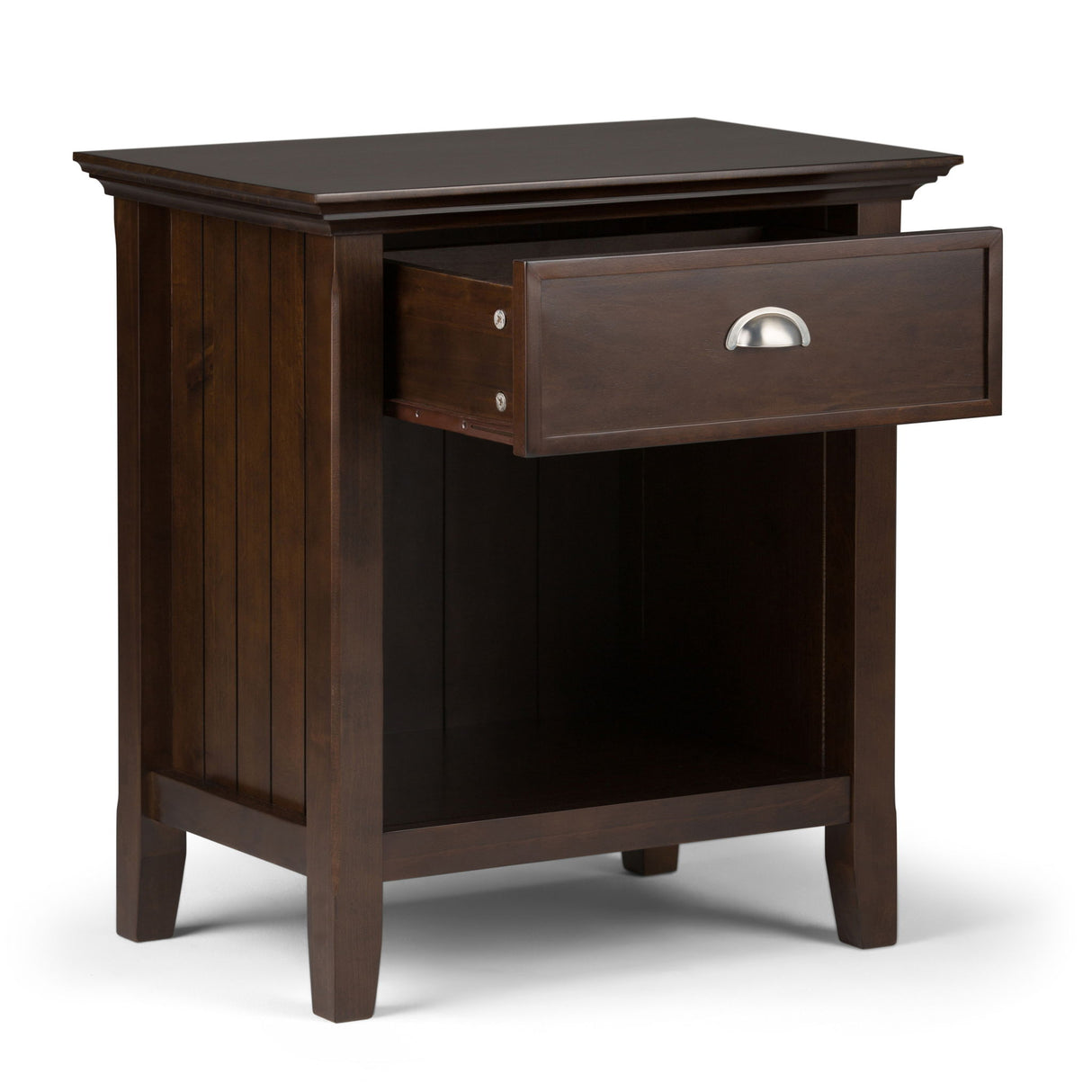 Acadian - Bedside Table, Handcrafted by Simpli-Home | Bel Furniture