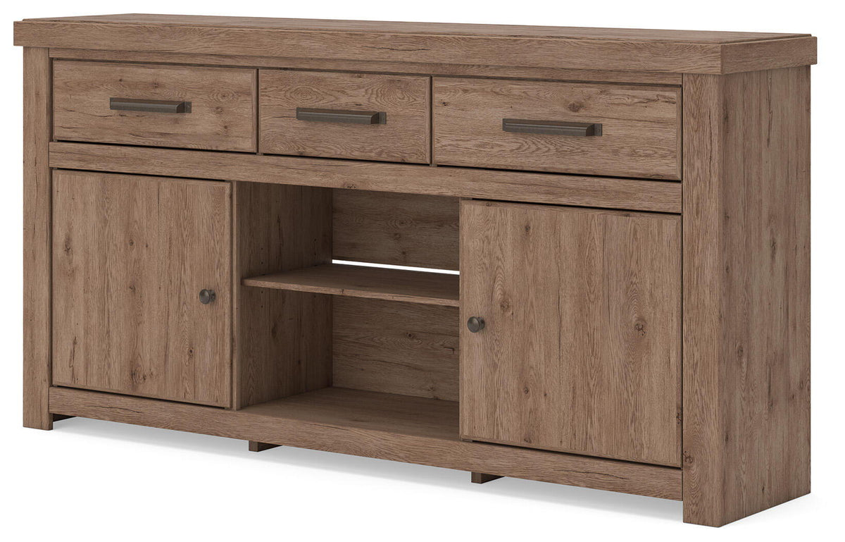 Garistyn - LG TV Stand With Fireplace Option