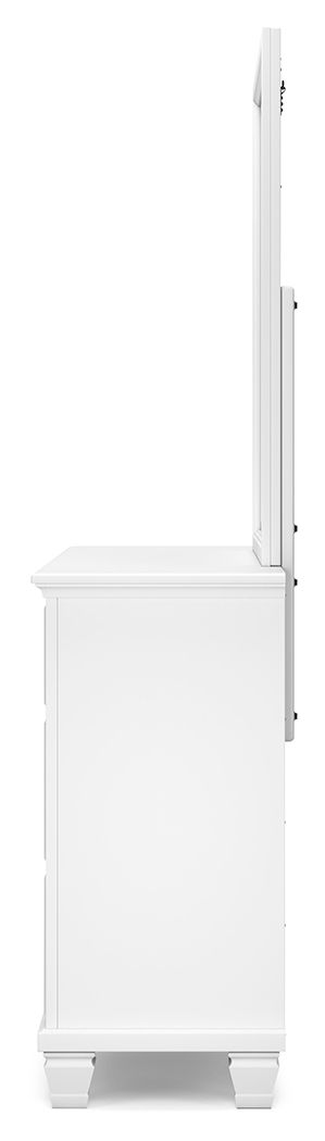 Fortman - White - Dresser And Mirror by Signature Design by Ashley® | Bel Furniture