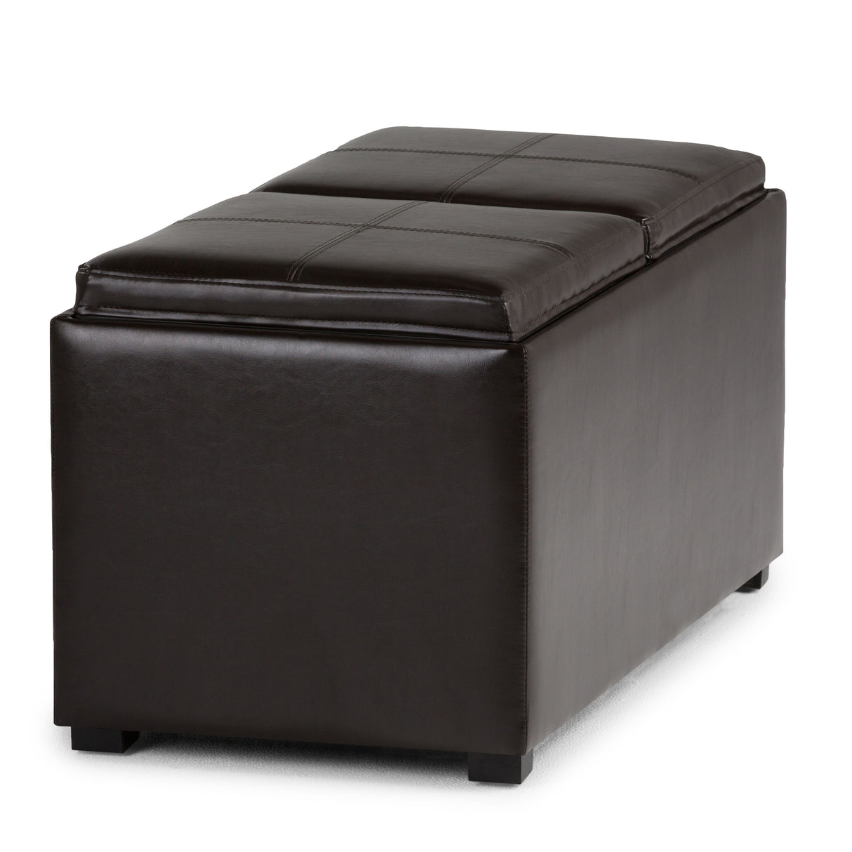 Avalon - 5 Piece Storage Ottoman, Contemporary by Simpli-Home | Bel Furniture