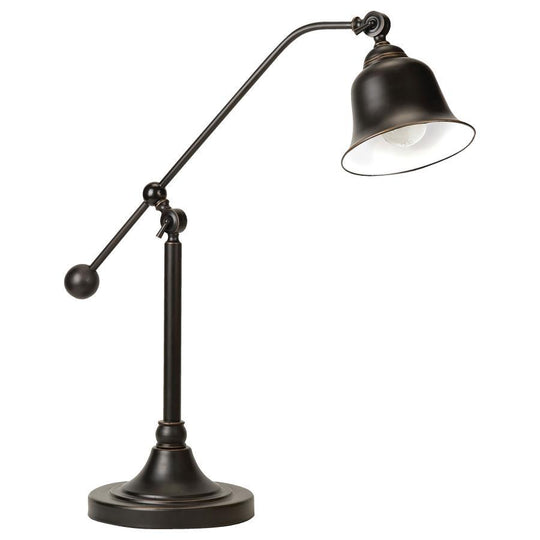 Eduardo - Bell Down Bridge Lamp Dark Brown Table Lamps by CoasterEssence | Bel Furniture